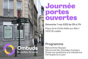 Lire la suite à propos de l’article Portes ouvertes à Ombuds Bruxelles le dimanche 7 mai